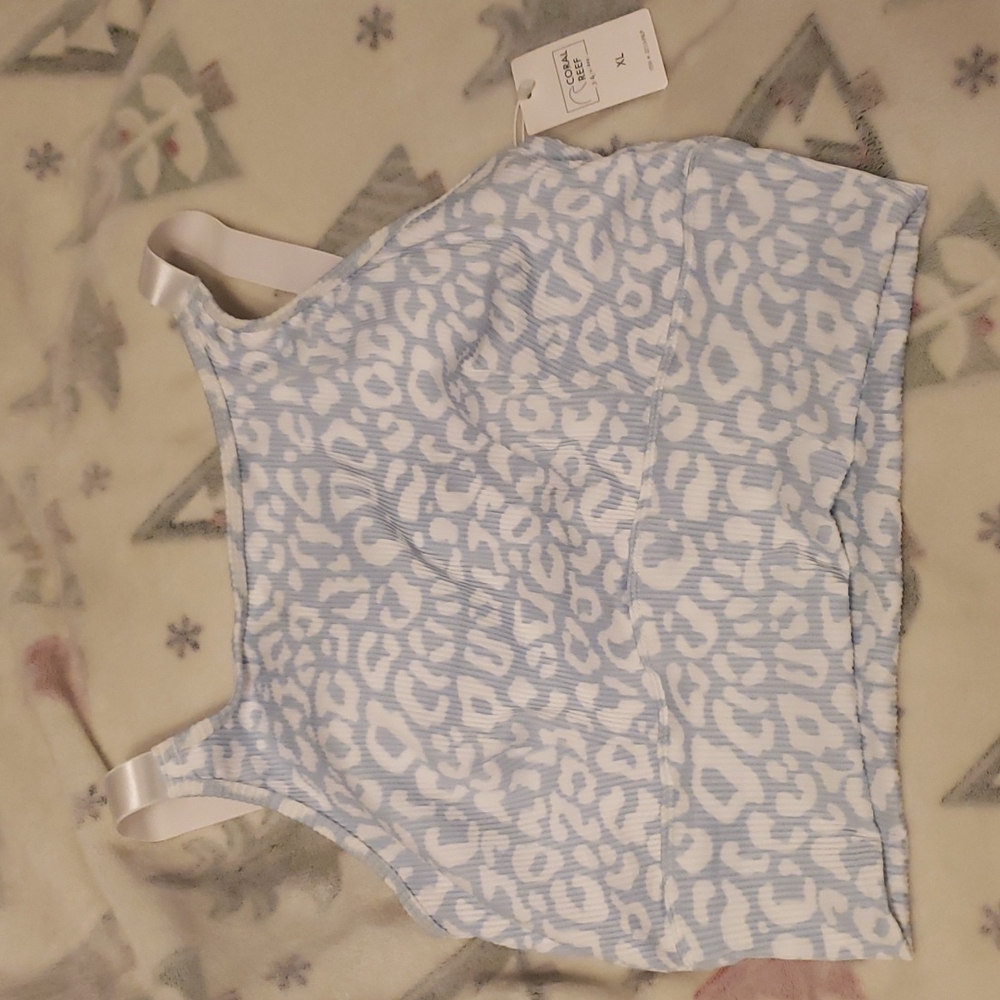 Coral reef swimsuit top